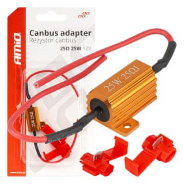 slomart AMiO CANBUS uporovni upor za LED žarnice, 25Ω 25W