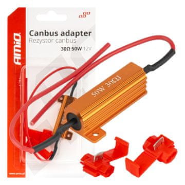slomart AMiO CANBUS uporovni upor za LED žarnice, 30Ω 50W