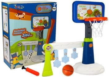 slomart LEAN TOYS otroški košarkarski set z igro na točke