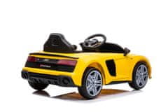 AUTONA Otroški akumulatorski avto Audi R8 Lift A300, rumen