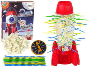 slomart LEAN TOYS Igra Zgradba Raketa Kolesce Igre z Astronavti