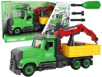 slomart Gradbena prikolica LEAN TOYS za sestavljanje in razstavljanje