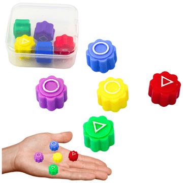 slomart Kocke za igro Gonggi LEAN TOYS - Squid Game, s etuijem, 5 kosov