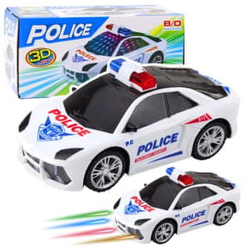 slomart LEAN TOYS Interaktivni policijski avto 'Racer' s svetlobo in zvokom