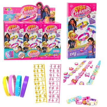 slomart Komplet za izdelavo zapestnic DIY LEAN TOYS, z obeski, živalicami