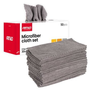 AMIO Komplet krp iz mikrovlaken, 50 kosov, 210 g/m², 30 x 30 cm, amio-04492
