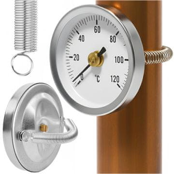 slomart RUHHY Termometer za cev, 0-120C