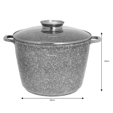 Granit KING Hoff možnar z moženjcem, granit, Ø 28 cm