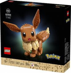 Pokémon LEGO Pokémon 72151 Eevee, 587 kosov