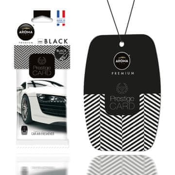 slomart AROMA CAR prestige osvežilc zraka, kartica črna