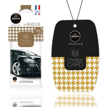 slomart AROMA CAR prestige osvežilc zraka, kartica zlatna