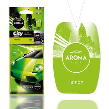 slomart AROMA CAR Odzračevalnik zraka City Card Lemon