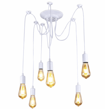 LAMPA ATL Stropna svetilka "Pajek" ZD74B, 6 rok, bela