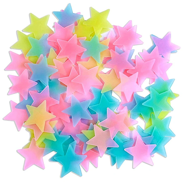 slomart ATL AG683A Fluorescentne zvezdice za sobo, 100 kos