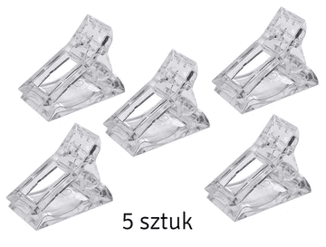 slomart ATL AG599C Komplet 5 klips za gel lak in podaljševanje nohtov