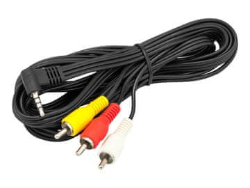 slomart Avdio kabel Blow 3.5mm (4P) na 3x RCA 2.5m