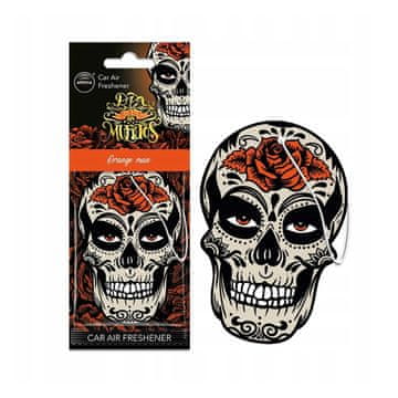 slomart AROMA CAR osvežilec zraka, SKULL ORANGE MAN ISLAND DRIFTWOOD