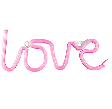 NEON ATL LED neonski napis LOVE (vijoličen)