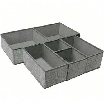 slomart ATL Set 6 organizatorjev za predale, sivi