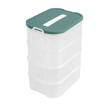 slomart ATL Škatla organizator za kocke 4 plasti, modra