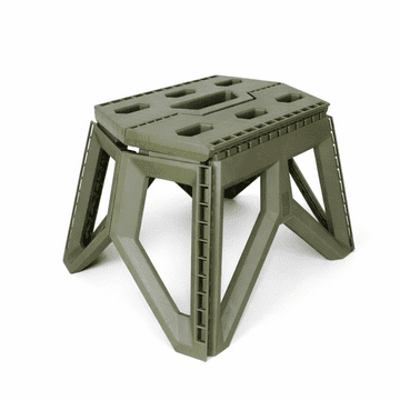 slomart ATL DA540A Zložljiv siv tabure (150 kg)