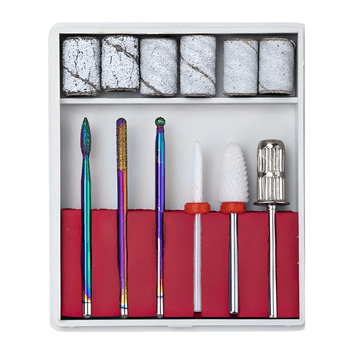 slomart ATL DA586 Set nastavkov za manikuro (12 kosov)