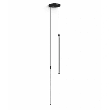 LAMPA ATL ZD180 LED viseča svetilka, 2 cevi, črna
