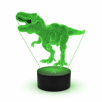 slomart ATL ZD98L 3D LED nočna lučka, dinozaver, RGB