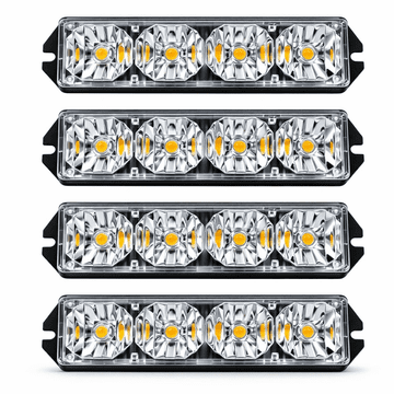 LAMPA ATL DA553 LED stroboskopska luč, oranžna (4 kosi)