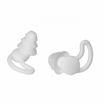 slomart ATL Zatyčke za ušesa, bele, s etuijem, 2 kosa