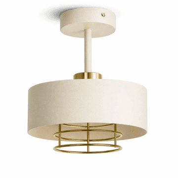 LAMPA ATL ZD185 Viseča stropna svetilka, bež/zlata