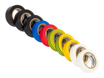 Tama Izolacijski trak Blow 0,13mm/15mm/10m, mix 10 kosov