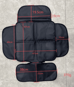 slomart ATL Zaščitna podloga za avtosedež ISOFIX, črna