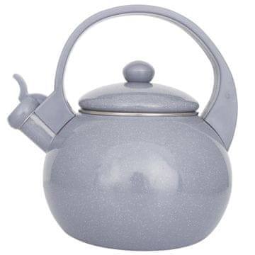 slomart KingHoff KH-2079 Emajliran lonec za vodo, siv, 2.2L