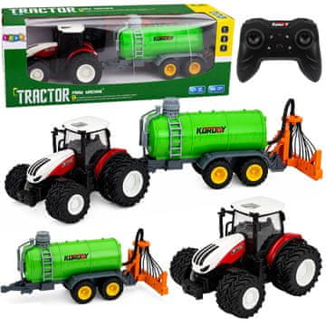 slomart RC traktor z razpršilnikom za gnojila, funkcija pršenja, 1:24