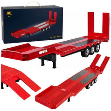 slomart HUINA Prikolica za Scania 770S 1:18, rdeča