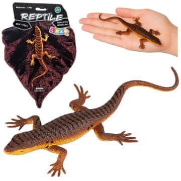 slomart Gumijasta jaszčurka živorodna, upogljiva, realistična, 12.5 cm