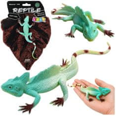 AGAMA Gumijasta agama žaglasta, upogljiva, realistična, 16 cm