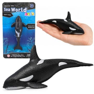 slomart Gumijasta orka LEAN TOYS, realistična, morski sesalec, 17,5 cm