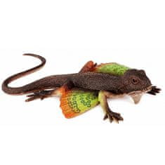 AGAMA Gumijasta agama z ogljasto kožo, upogljiva, realistična, 13 cm