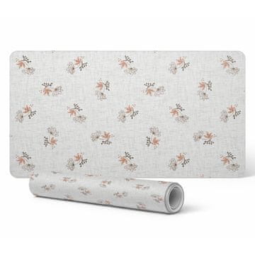 shumee Protizdrsna podloga za pisarniško mizo Nežne retro rože 90x45 cm