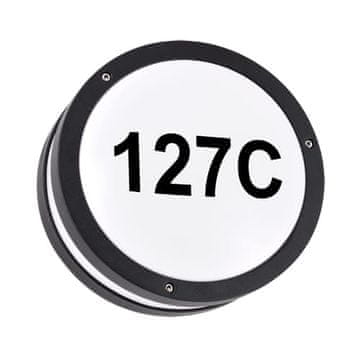 Ideus Hermetična LED svetilka črna 7,5 W IP54 4100K solina Ideus 03837