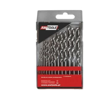 awtools Awtools HSS-G svedri za kovino, 13-delni komplet /2,5 - 8 mm/
