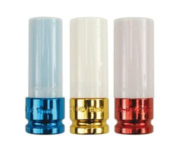 TOYA Yato 3-delni nastavki za aluminijasta platišča 1056 17-19-21 mm.
