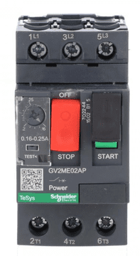 shumee TeSys Deca Motorno odklopnik 3P 0,06 kW 0,16–0,25 A PL GV2ME02AP
