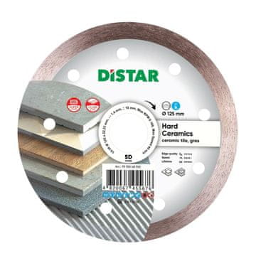 DISTAR Diamantni disk Distar iz trde keramike 125 x 1,4 x 10 x 22,23 mm
