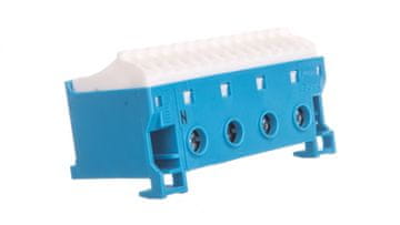 Hager Samopriključni blok 63A QC moder 18 priključkov 33x75x34mm KN18N