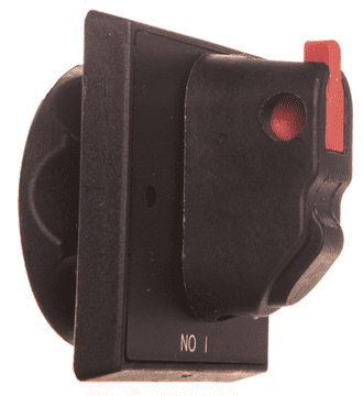 ABB Vmesni gumb črne barve IP54 za OT16-125F OHBS3AH 1SCA105234R1001