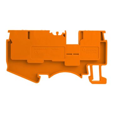 shumee 2,5 mm2 1P 3-žilni konektor zbiralke, vtični priključek, oranžen