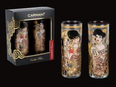 Carmani Komplet 2 kozarcev za vodko - G. Klimt. Poljub + Adela (carmani)